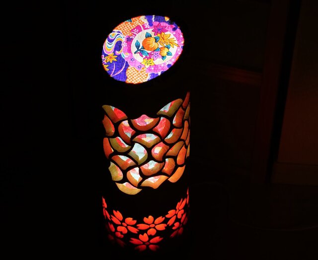 ★竹灯り・竹あかり・竹灯籠　～～ 癒しの灯り　華衣ライン★蓮池★～～ 竹灯り・竹あかり・竹灯籠 ～～ 癒しの灯り 華衣ライン☆百花