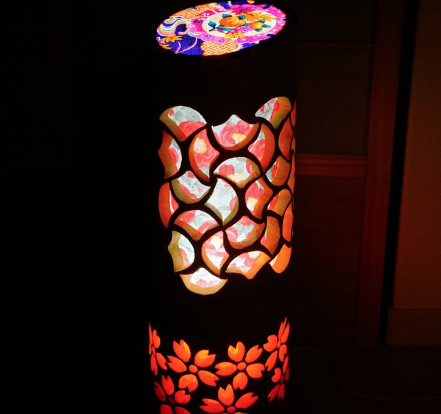 竹灯り・竹あかり・竹灯籠 ～～ 癒しの灯り 華衣ライン☆百花