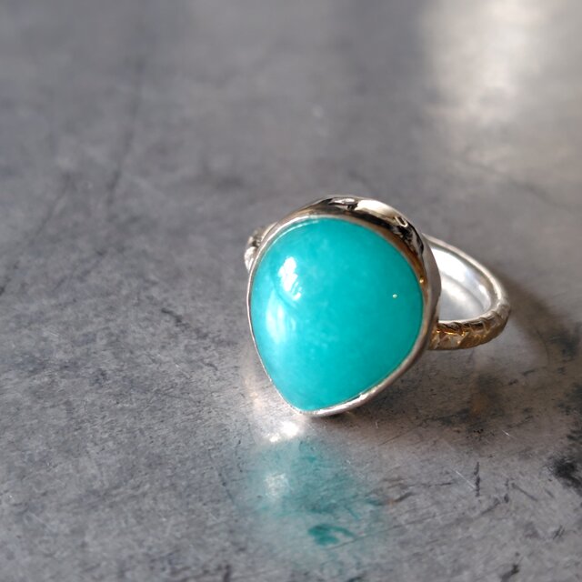 アマゾナイトシルバーリング#10