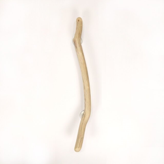 【温泉流木】躍動感ある曲がりが元気をくれる流木ドアハンドル・手すり 木製 自然木 流木インテリア