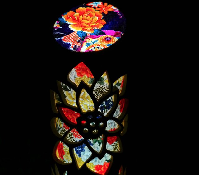 竹灯り・竹あかり・竹灯籠 ～～ 癒しの灯り 華衣ライン☆蓮華