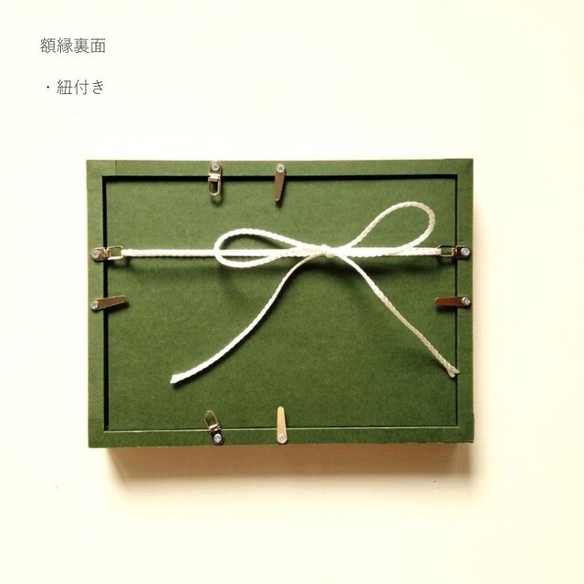 受注制作】ポストカードサイズ額縁（桜材）・無垢材フレーム・北欧