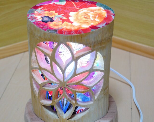 竹灯り・竹あかり・竹灯籠 ～～ 癒しの灯り 華衣ライン☆鞠華