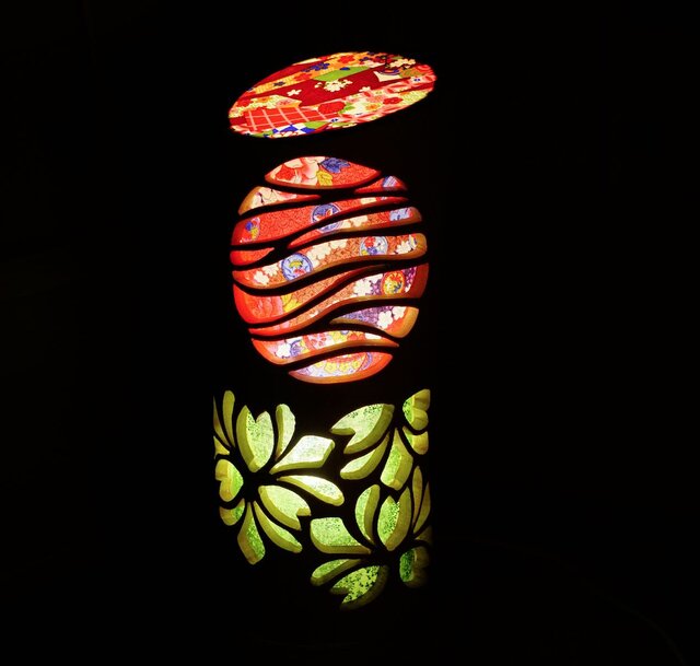 ☆竹灯り・竹あかり・竹灯籠 ～～ 癒しの灯り 華衣ライン☆灯窓