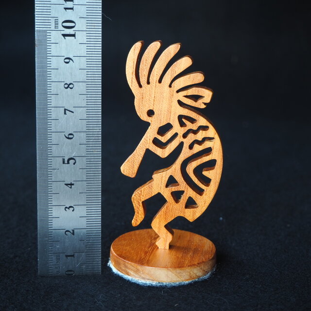 大きなココペリ　スチール　ウインドチャーム 大きなココペリ スチール ウインドチャーム