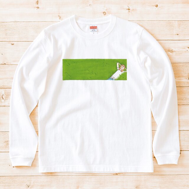 長袖 Tシャツ 『シバフキモチイ・女子』 男女兼用 ロンT