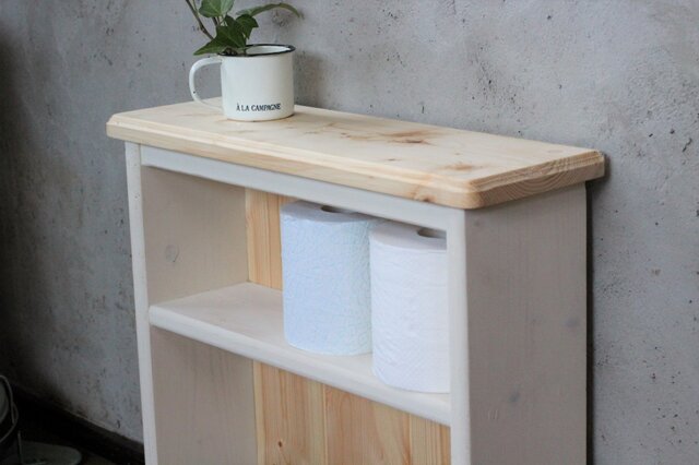 ♡ピュアホワイト　フラップラックアンティーク飾り家具♡ ホワイトフラップシェルフ | LARME de LAPIN（ラルムドラパン）