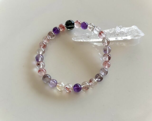 スーパーセブンとブラックルチルのブレスレット | iichi 日々の暮らし