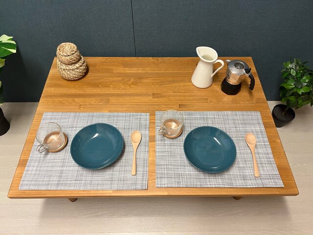 送料無料】 ローテーブル 長方形 100cm 70cm パイン オーク ねじ込み