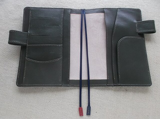 ほぼ日手帳対応 牛革文庫サイズ手帳 刻印＆拭き染め | iichi 日々の