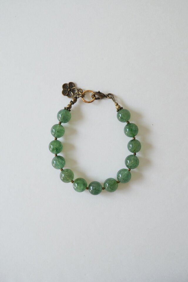 Calm -大粒アベンチュリンのブレスレット