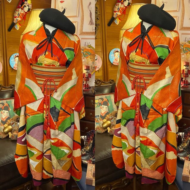 帯　着物　成人式　など　冠婚葬祭　まとめ売り　まとめて　13枚　大量　生地　布　リメイク　手芸　はぎれ　ハギレ　パッチワーク　和服　和装　結婚式　入学式　卒業式　　 九重x中村里砂 2026 NEW FURISODE COLLECTION ブランド誕生から13年目