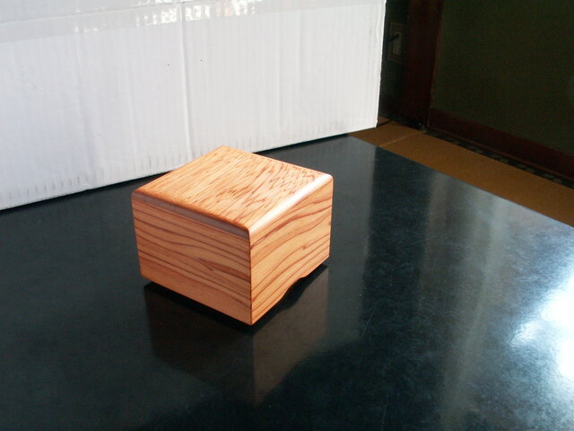 ○屋久杉、将棋 駒箱、小箱、小物入れ、茶碗箱 K253 | iichi