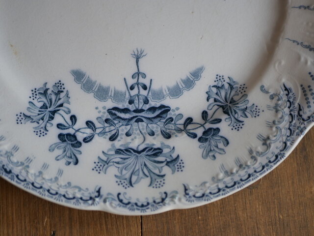 5 サンタマン St.amand アンティークプレート フランスアンティーク