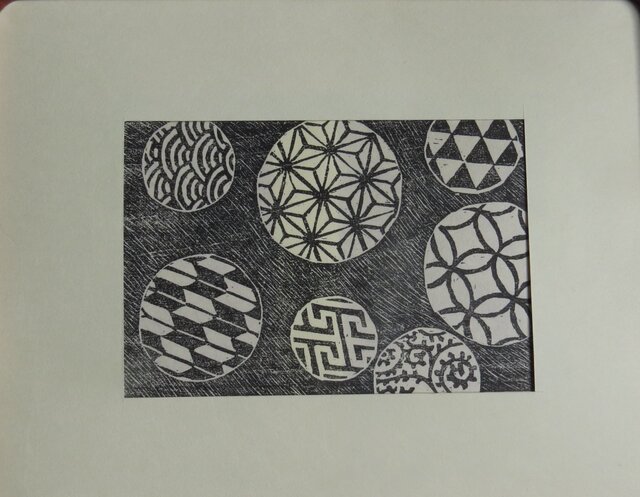 絵てがみ版画 WAGARA （和柄） | iichi 日々の暮らしを心地よく