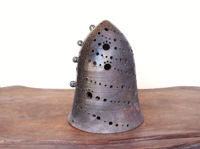 備前焼 ランプシェード 新品未使用品 備前焼 ランプシェード(LED照明器具付き) i-095 | iichi 日々の