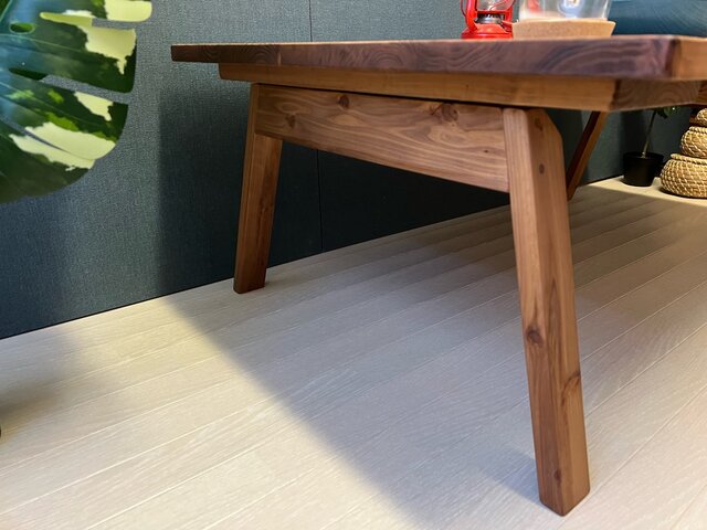 【オーダー】 ローテーブル 長方形 140cm 80cm 杉 折畳み脚 木組 角 オーダー】 ローテーブル 長方形 140cm 80cm 杉 折畳み脚 木組 角