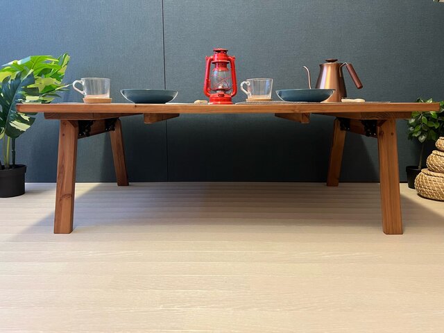 送料無料】 ローテーブル 長方形 120cm 70cm 杉 ブラウン