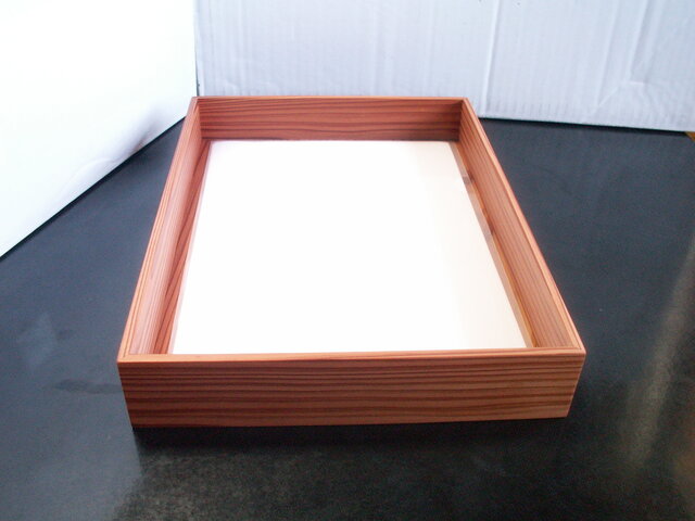 ○サイズオーダー可能○ 屋久杉 無垢 A4クリアファイルが入る