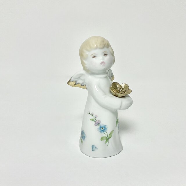 忘れな草の妖精(天使)のフィギュリン