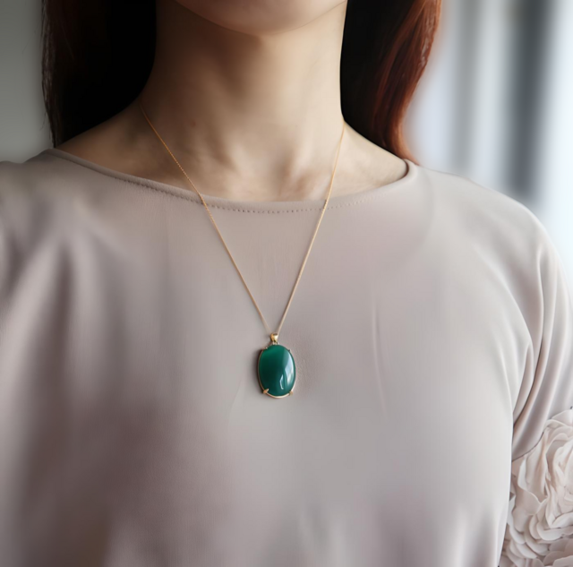 グリーンネックレス AGVN599040GS_999_0_20240918130