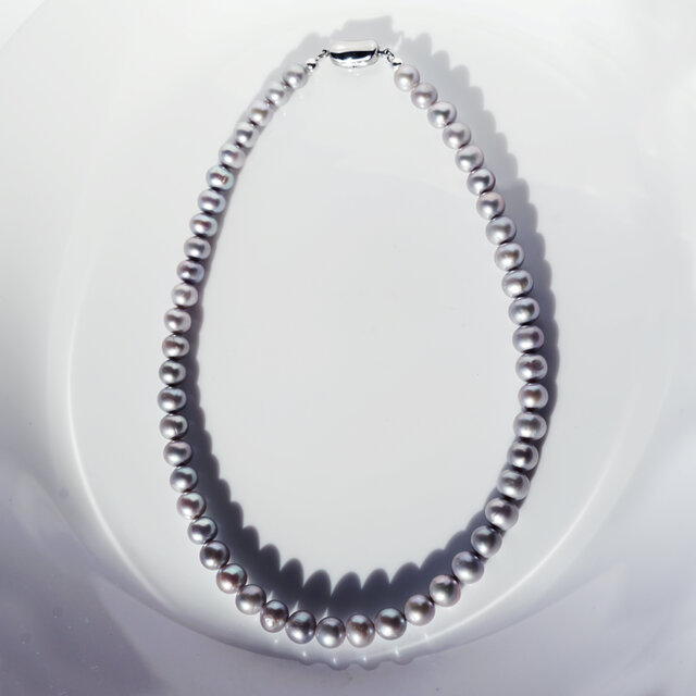 正規通販天然淡水真珠　一連ネックレス ネックレス