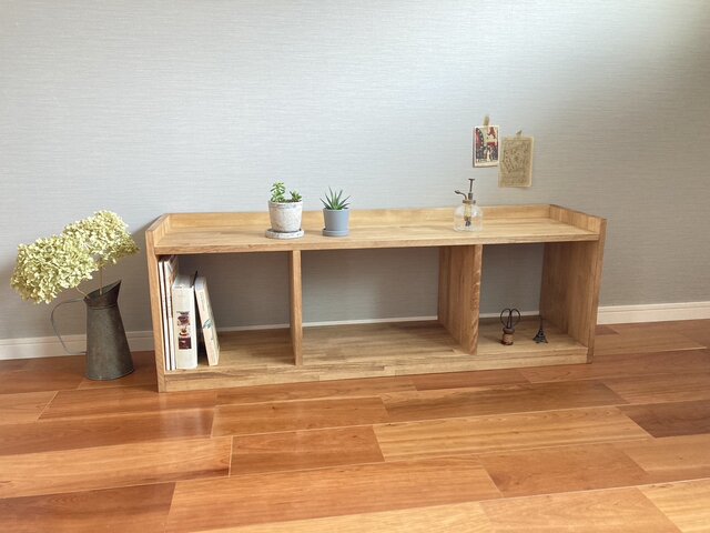 3マスワイドシェルフ | iichi 日々の暮らしを心地よくするハンドメイド