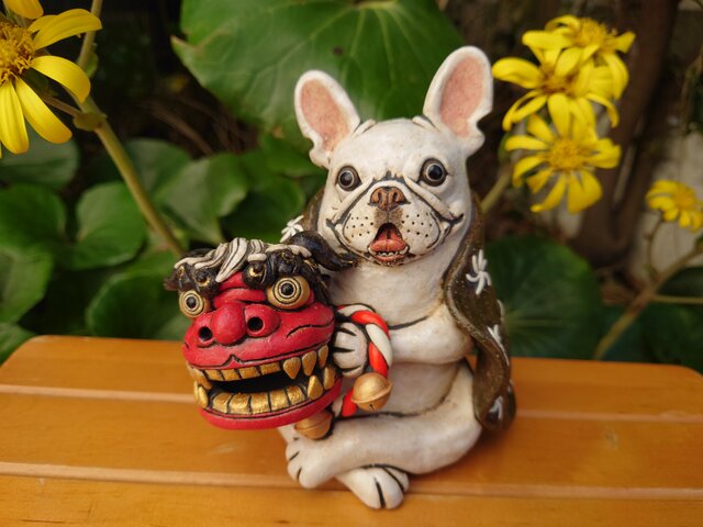 獅子舞（大）フレンチブルドッグ | iichi 日々の暮らしを心地よくする