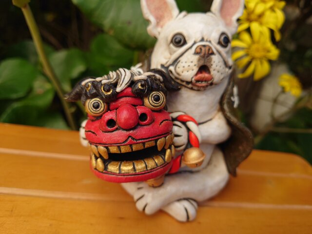 獅子舞（大）フレンチブルドッグ | iichi 日々の暮らしを心地よくする