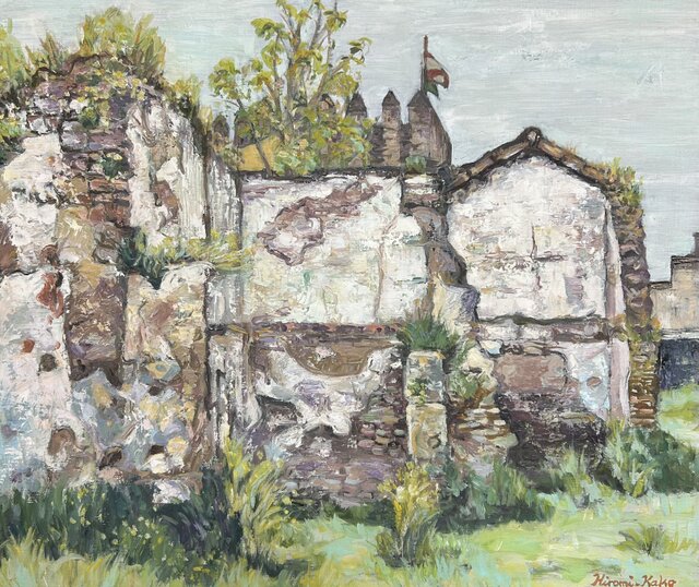 絵画作品 原画 油彩画 【夢の国】 夢のあとさき(10号、油絵、原画、スペイン) | iichi 日々の