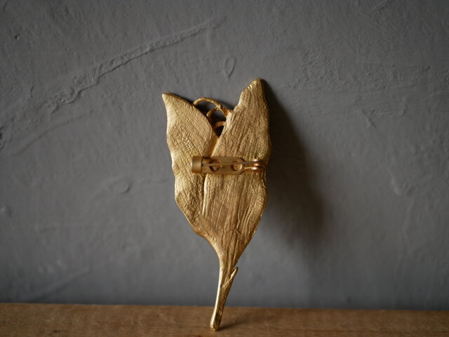 すずらん ブローチ 鈴蘭 スズラン フランスブロカント ヴィンテージ