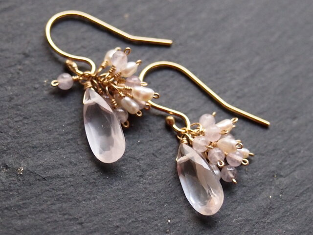 桜の季節（ピアス（14kgf）／イヤリング） | iichi 日々の暮らしを