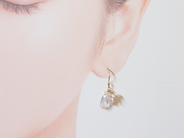 桜の季節（ピアス（14kgf）／イヤリング） | iichi 日々の暮らしを