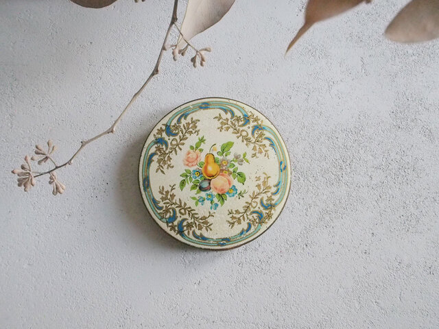 やわらかな植物の装飾が美しいコンパクトミラー | iichi 日々の暮らし