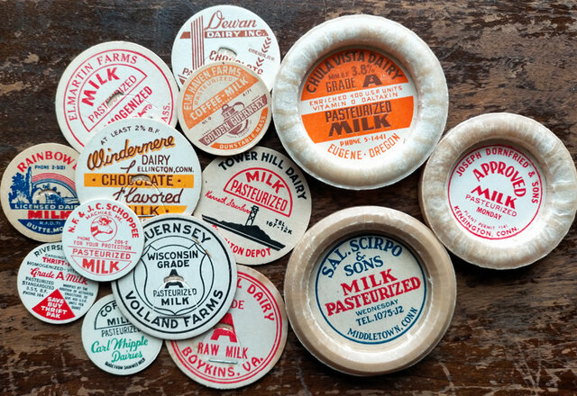 【USA】ビンテージ　スラムキャップ・ミルクポイズン　米国製MENKO他 W】アメリカ Vintage ミルクキャップ DA-CO121 | iichi 日々の暮らしを