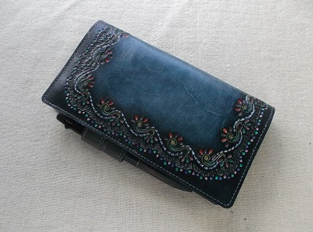 ほぼ日手帳weeks対応 レザー手帳カバー 刻印＆拭き染め | iichi 日々の