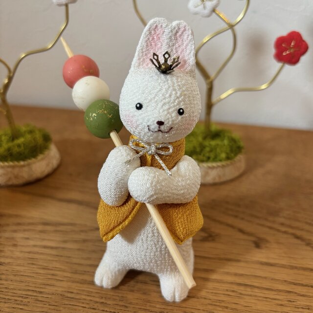春新作の ふりふ 長襦袢 持ち回る 月見うさぎ 着物・浴衣 - 着物
