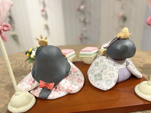 紙粘土のおひなさまセット | iichi 日々の暮らしを心地よくする