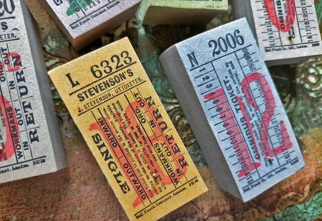 Vintage 英国バスチケット6枚セット【England】DA-CO0113 | iichi 日々 Vintage 英国バスチケット6枚セット【England】DA-CO0113 | iichi 日々