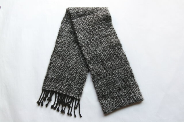 ziiin 稀少品 ホームスパン ウールツイードマフラー ziiin 稀少品 ホームスパン ウールツイードマフラー ziiin 稀少