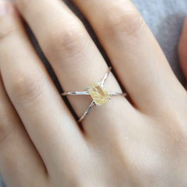 ⭐︎【極上品】ゴールド ルチル クオーツ 置物 54mm タイチン ルチルクォーツ ロングイ 龍亀 風水 置物 天然石 1点物