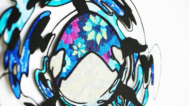 受注生産【壁掛けアート】chi- -ｼｬﾁ- 原画アート | iichi 日々の