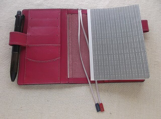 ほぼ日手帳対応 牛革文庫サイズ手帳 刻印＆拭き染め | iichi 日々の