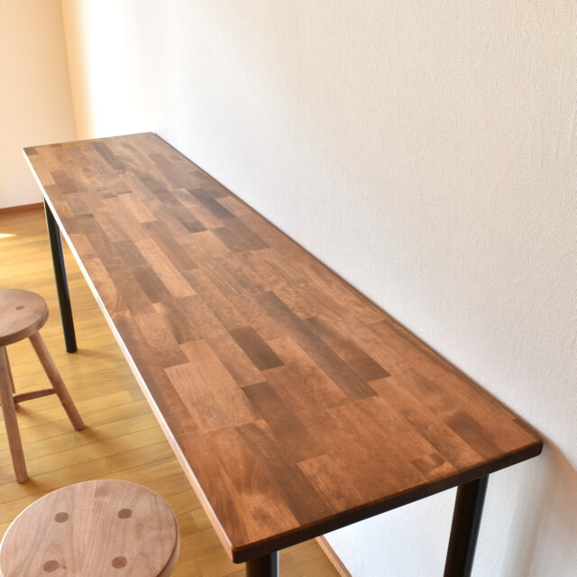 【幅200cm】シンプルな長テーブル