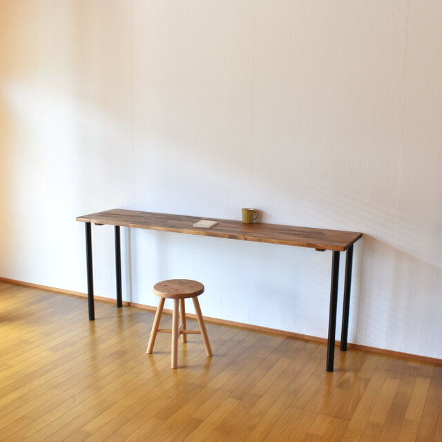 幅200cm】シンプルな長テーブル | iichi 日々の暮らしを心地よくする