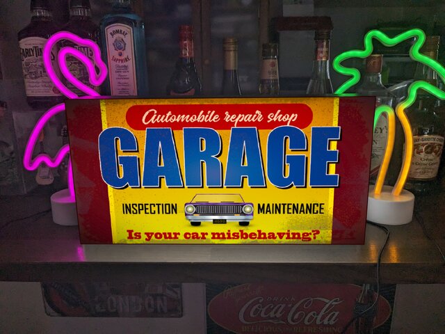 ガレージ 自動車工場 DIY アメ車 リペア カスタム カーショップ 店舗