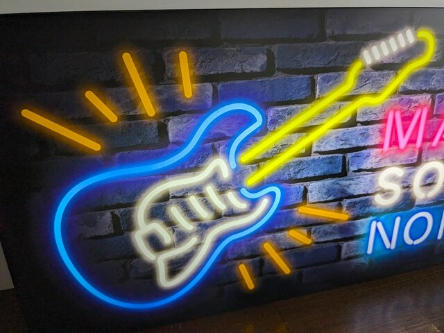 ライブ ミュージック エレキギター レスポール 看板 置物 雑貨 ライトBOX 33f2fc48c05b9d69ad51485b08364f