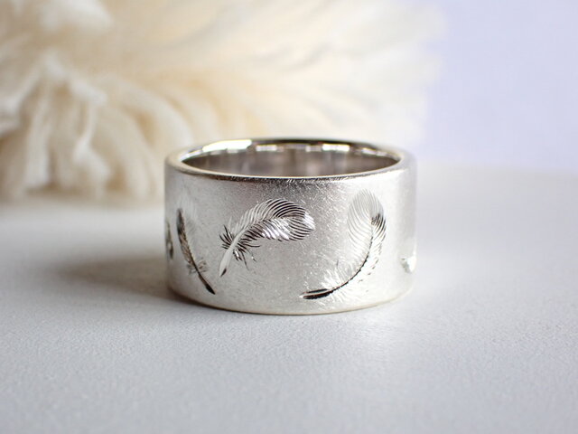 シルバー フェザーリング 001 | iichi 日々の暮らしを心地よくする