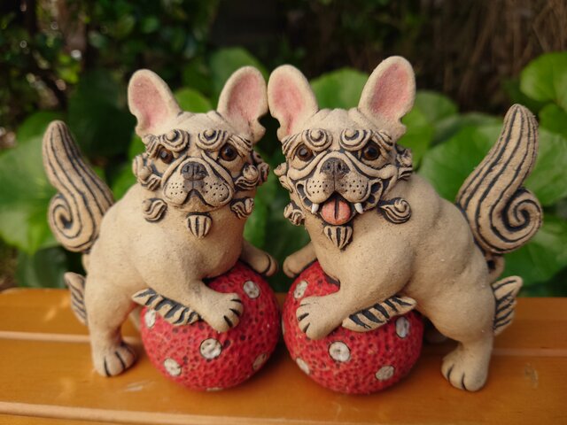 シーサー☆フレンチブルドッグ(クリーム) | iichi 日々の暮らしを