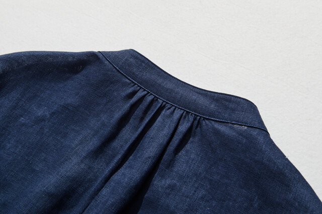 blue in green✨日本製リネン100％ シャツワンピース ブラック blue in green✨日本製リネン100％ シャツワンピース ブラック